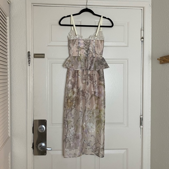 V. Chapman Vivi Dress in Garden Print Size 00 - Picture 7 of 9